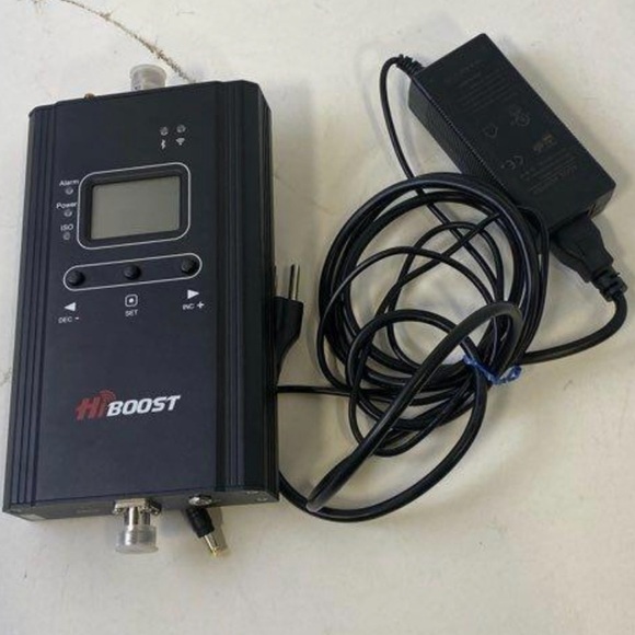 HiBoost 4k Smart Link Mobile/Cell Phone Signal Booster/Enhancer Device Only BLK